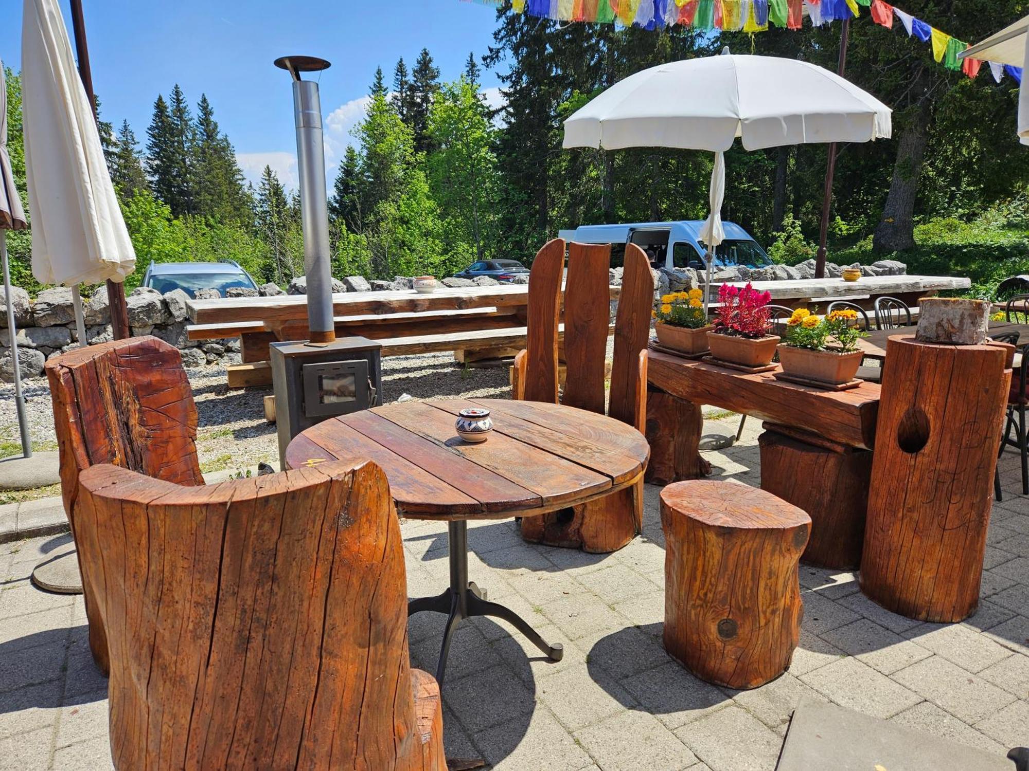 Hotel Restaurant Du Marchairuz Le Brassus Buitenkant foto